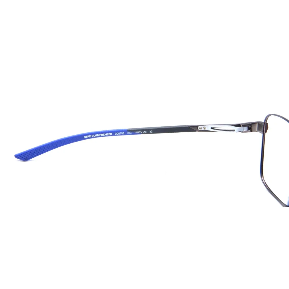 NIKE CHRONICLES DQ0798 993 MATTE BLACK BLUE EYEGLASSES FRAME 58-15-140